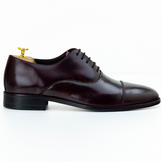 The Verren | Handmade Burgundy Oxford