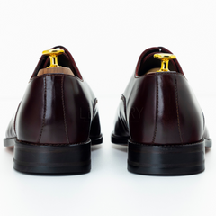 The Verren | Handmade Burgundy Oxford
