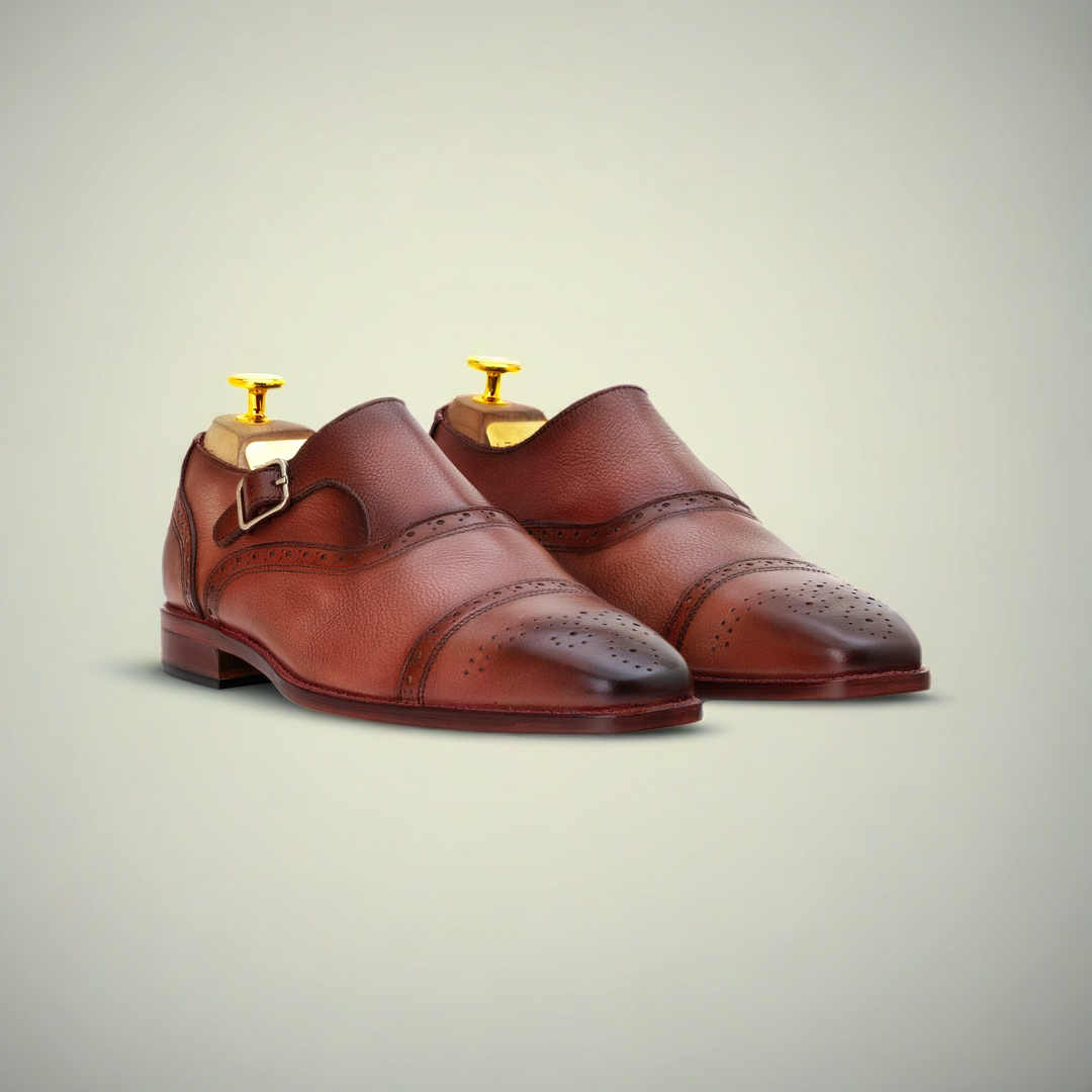 The Zarek | Cap Toe Monk Strap
