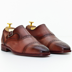 The Zarek | Cap Toe Monk Strap