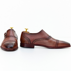 The Zarek | Cap Toe Monk Strap