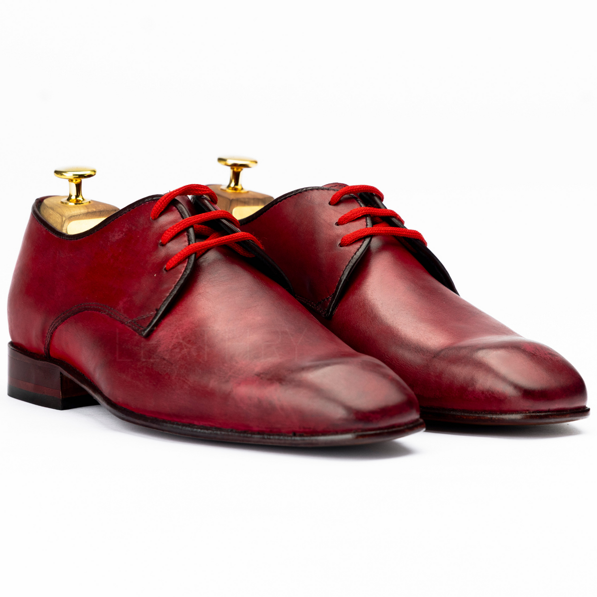 The Zayden | Burgundy Natural Leather