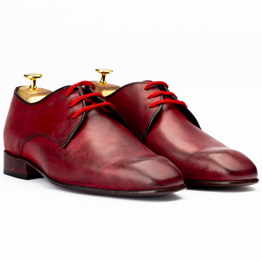 The Zayden | Burgundy Natural Leather