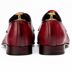 The Zayden | Burgundy Natural Leather