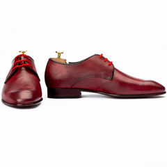 The Zayden | Burgundy Natural Leather
