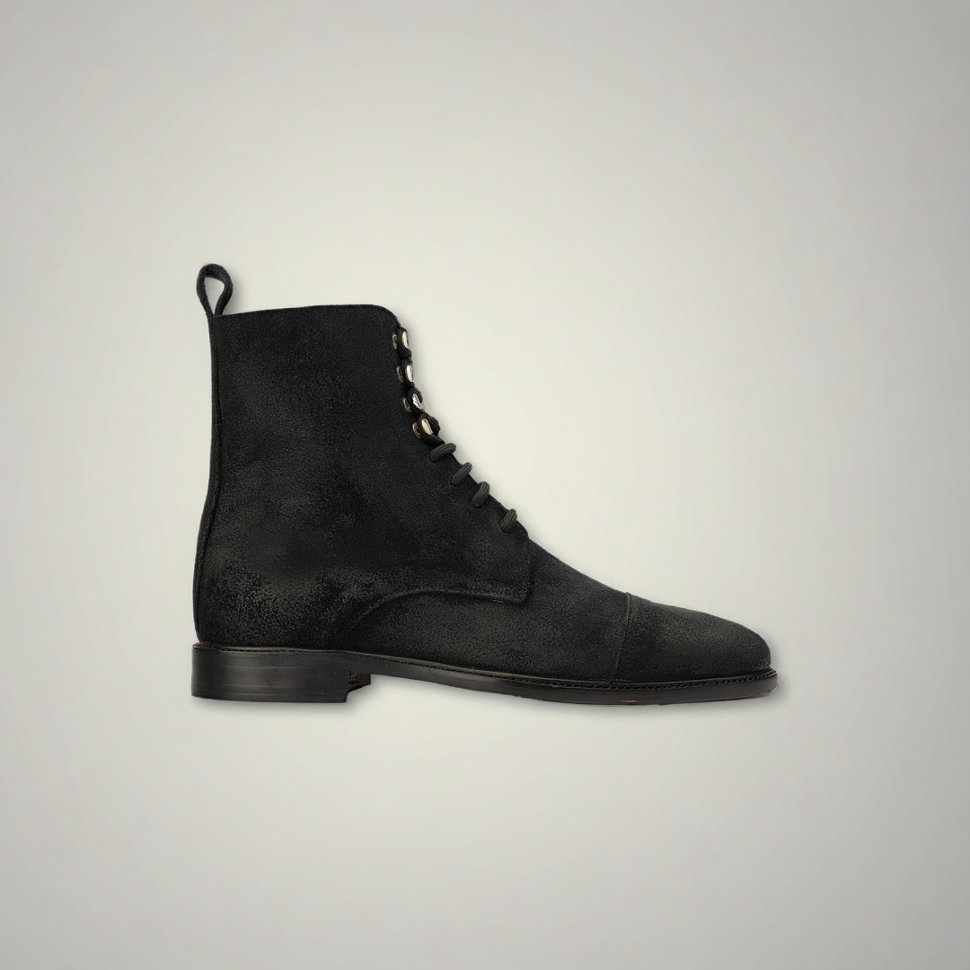 The Cormac | Black Suede Derby