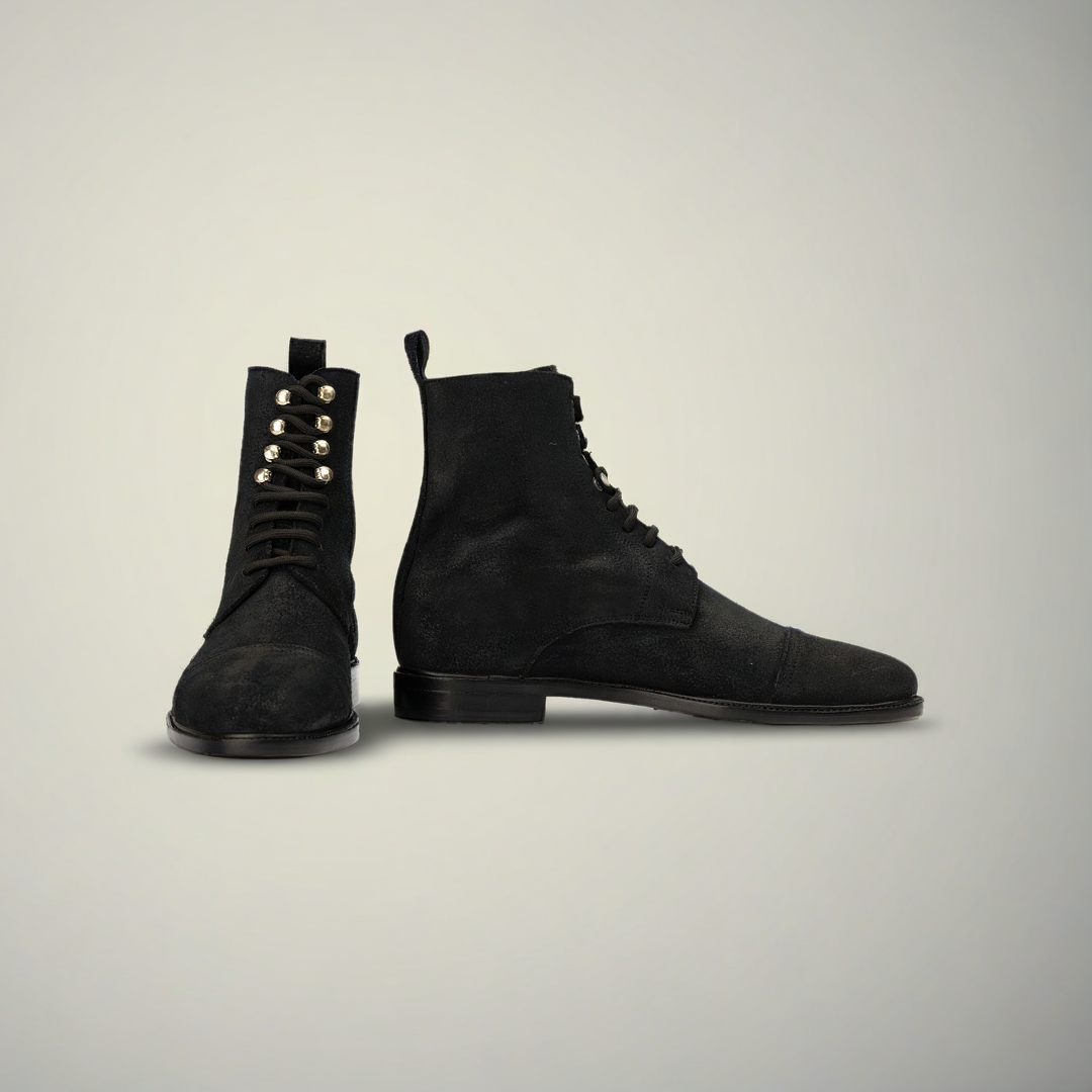 The Cormac | Black Suede Derby