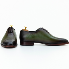 The Ewan | Green Handmade Oxford